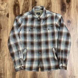 Marmot Ridgefield Heavyweight Sherpa Lined Flannel Shirt Jacket Men's Small